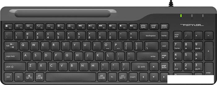 Клавиатура A4Tech Fstyler FK25 (черный/серый)- фото