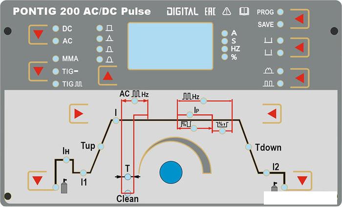Сварочный инвертор MOST PONTIG 200 AC/DC Pulse- фото2