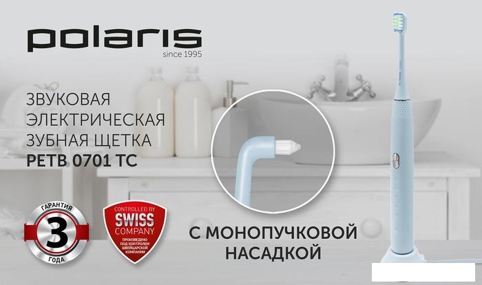 Электрическая зубная щетка Polaris PETB 0701 TC (голубой)- фото2