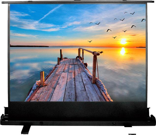 Проекционный экран CACTUS FloorExpert 113x200 CS-PSFLE-200X113- фото