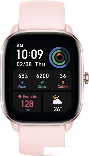 Умные часы Amazfit GTS 4 Mini (фламинго розовый)- фото3