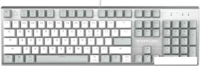 Клавиатура A4Tech Fstyler FS100 Neon (серебристый/серый)- фото2
