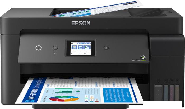 МФУ Epson L14150 (ресурс стартовых контейнеров 7500/6000, чернила 001)- фото