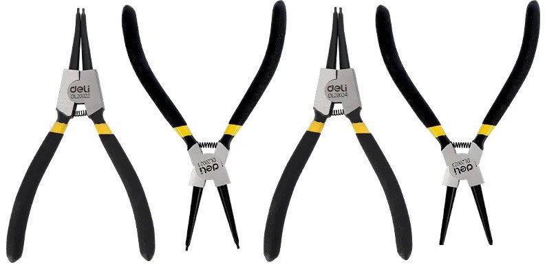 Набор пассатижей Deli DL20521-4 (4 предмета)- фото