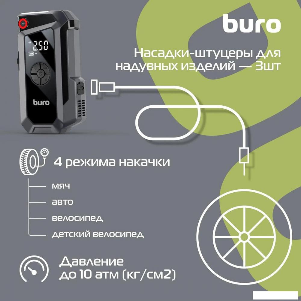 Портативное пусковое устройство с компрессором Buro SJ-K80- фото3