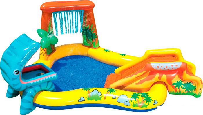 Надувной бассейн Intex Dinosaur Play Center 249x191x109 (57444)