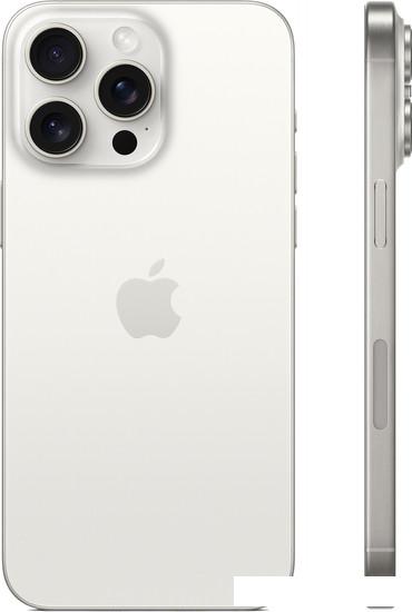 Смартфон Apple iPhone 15 Pro Max 1TB (белый титан)- фото2