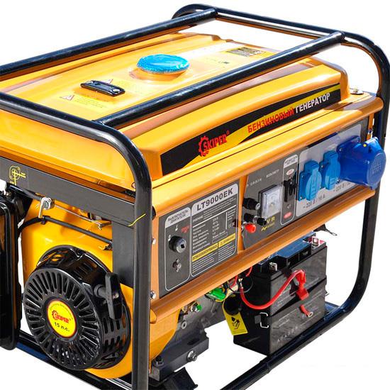 Бензиновый генератор Skiper LT9000EK- фото3