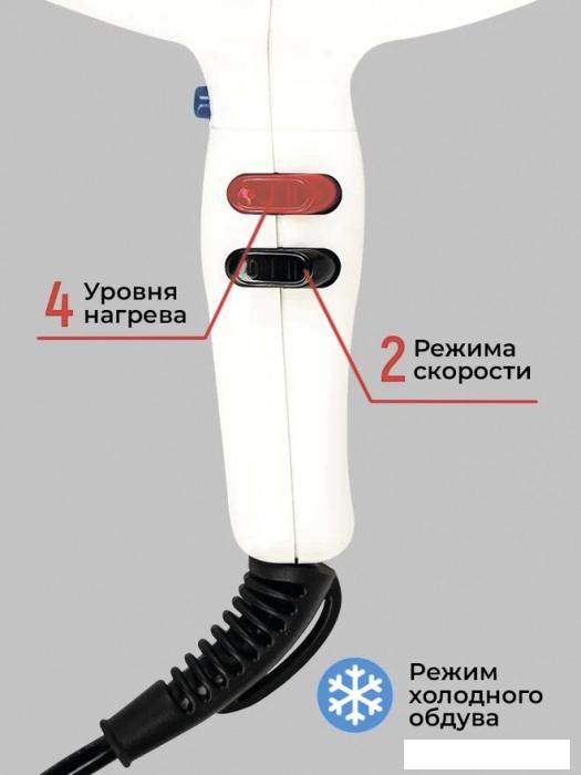 Фен ETI Micro Stratos 3600 (белый)- фото4