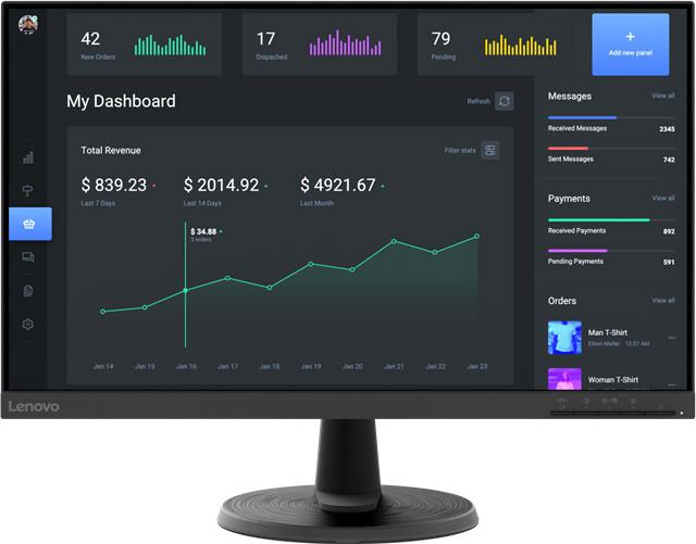Монитор Lenovo ThinkVision C24-40 63DCKAT6IS- фото