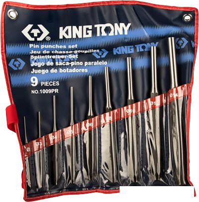 Набор выколоток King Tony 1009PR (9 предметов)