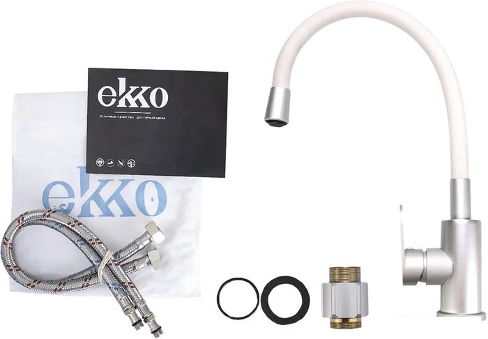 Смеситель Ekko E4263-7 (белый)- фото3