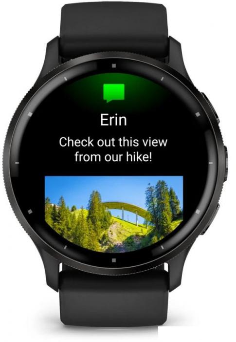 Умные часы Garmin Venu 3 (черный, с силиконовым ремешком)- фото3