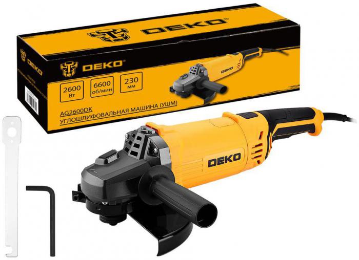 Угловая шлифмашина Deko AG2600DK 083-1031- фото