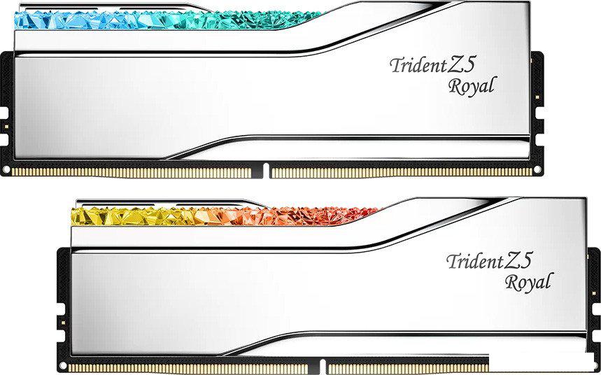 Оперативная память G.Skill Trident Z5 Royal 2x32ГБ DDR5 6000 МГц F5-6000J2836G32GX2-TR5S- фото