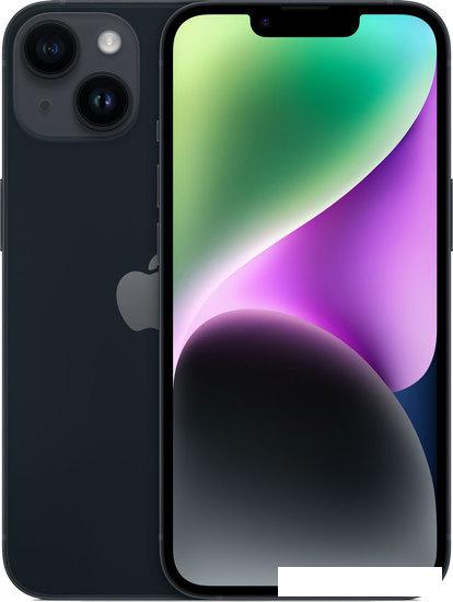 Смартфон Apple iPhone 14 Dual SIM 256GB (полуночный)