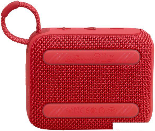 Беспроводная колонка JBL Go 4 (красный)- фото3