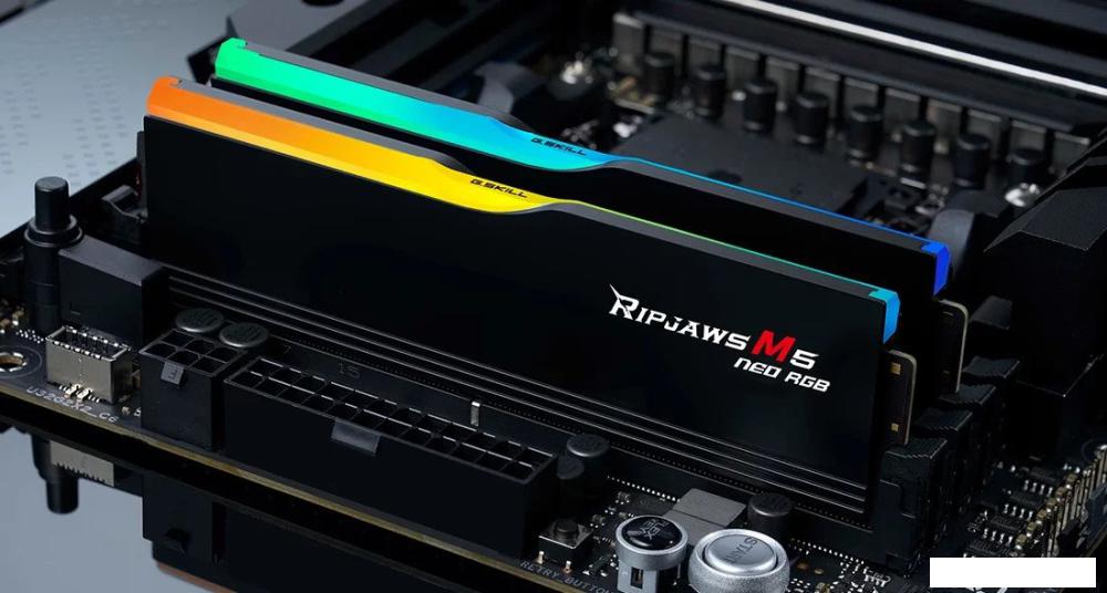 Оперативная память G.Skill Ripjaws M5 Neo RGB 2x32ГБ DDR5 6000 МГц F5-6000J3040G32GX2-RM5NRK- фото4