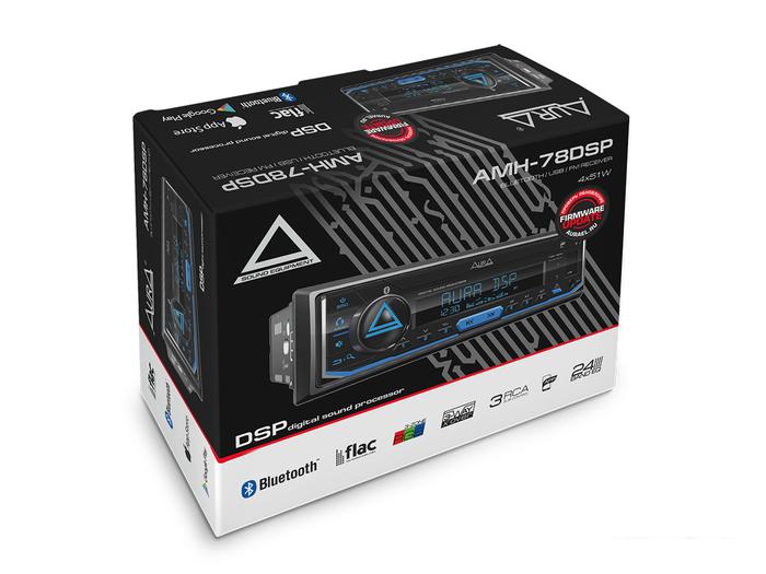 USB-магнитола Aura AMH-78DSP (2023)- фото2