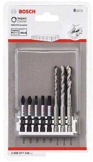 Набор бит Bosch 2608577145 (8 предметов)- фото