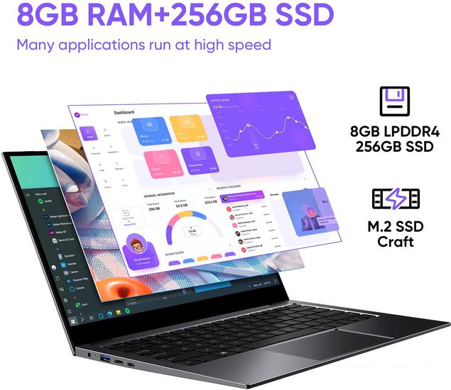 Ноутбук Chuwi HeroBook Pro N4020 8GB+256GB- фото4