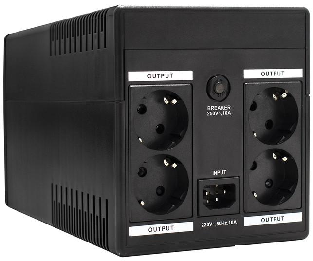 Источник бесперебойного питания ExeGate SpecialPro UNB-1500.LED.AVR.4SH.RJ EP285499RUS- фото2