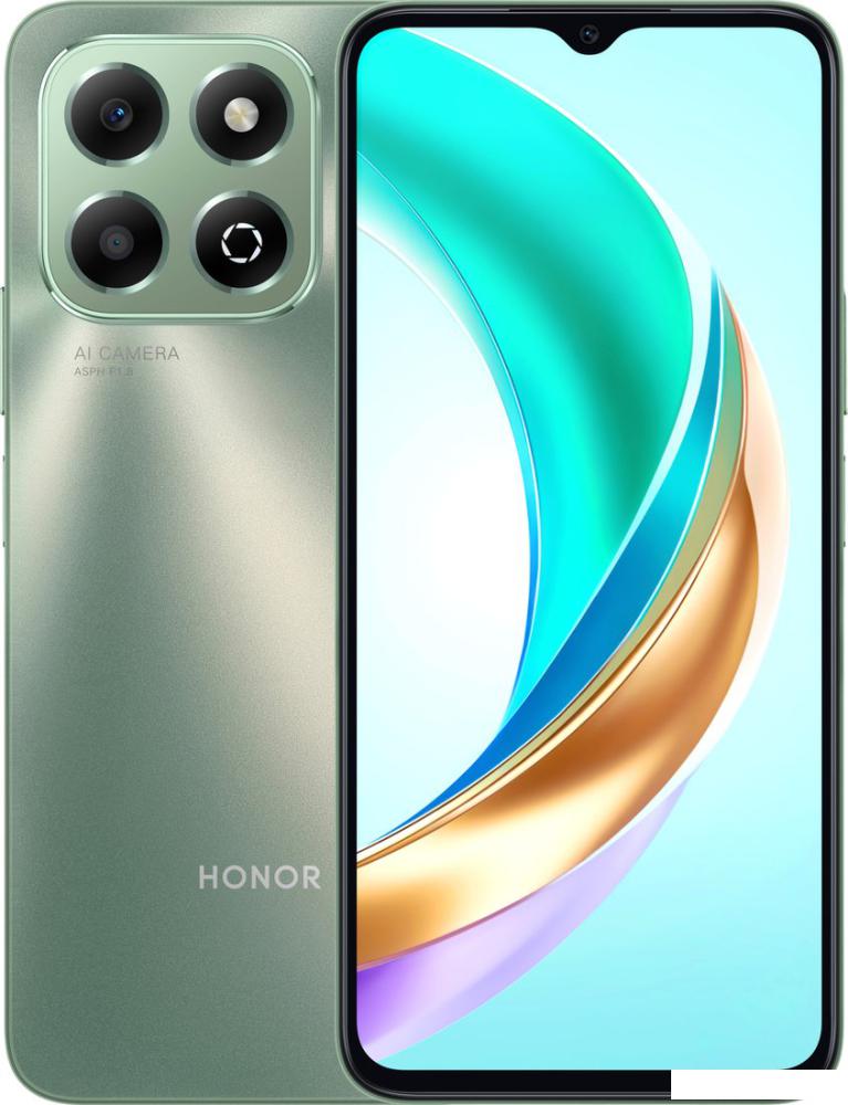 Смартфон HONOR X6b 4GB/128GB международная версия (лесной зеленый) и HONOR Choice Earbuds X5 Lite (белый) по акции- фото