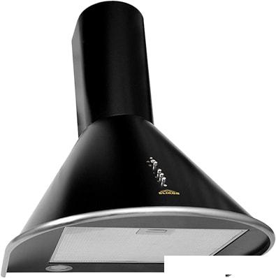 Кухонная вытяжка Elikor Омега 60П-650-К3Д (черный/нержавейка)- фото