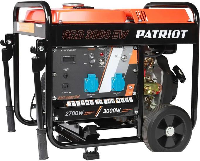 Дизельный генератор Patriot GRD 3000EW- фото