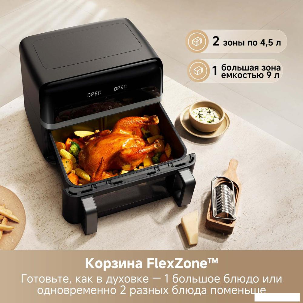 Аэрофритюрница Trouver Air Fryer FD20 Pro AF-5518ATB (черный)- фото4