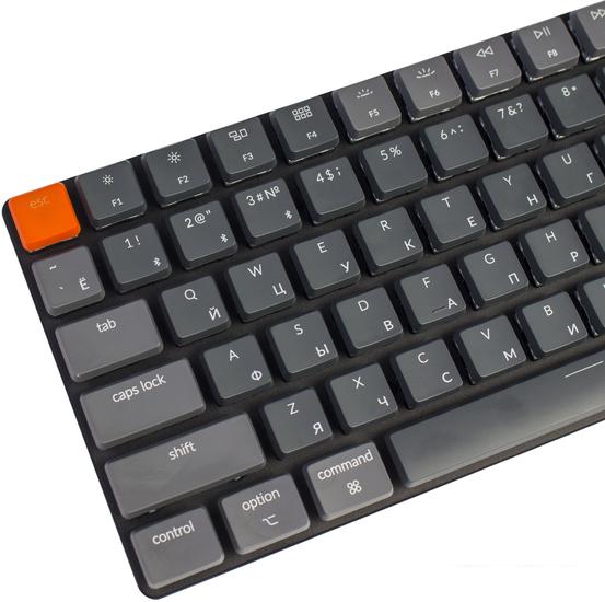 Клавиатура Keychron K3 V2 RGB K3-E2-RU (Keychron Low Profile Optical Blue)- фото3