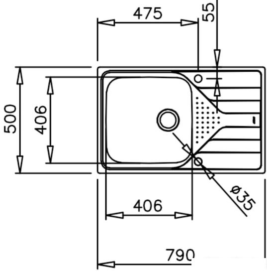 Кухонная мойка TEKA Universe 50 T-XP 1B 1D MAX MCTXT- фото3