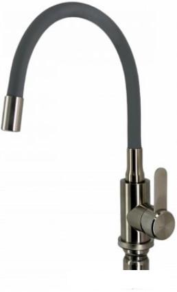 Кухонная мойка БелЭворс Rondo L + смеситель W74004-9 + дозатор L405-1 (серый/сатин)- фото2