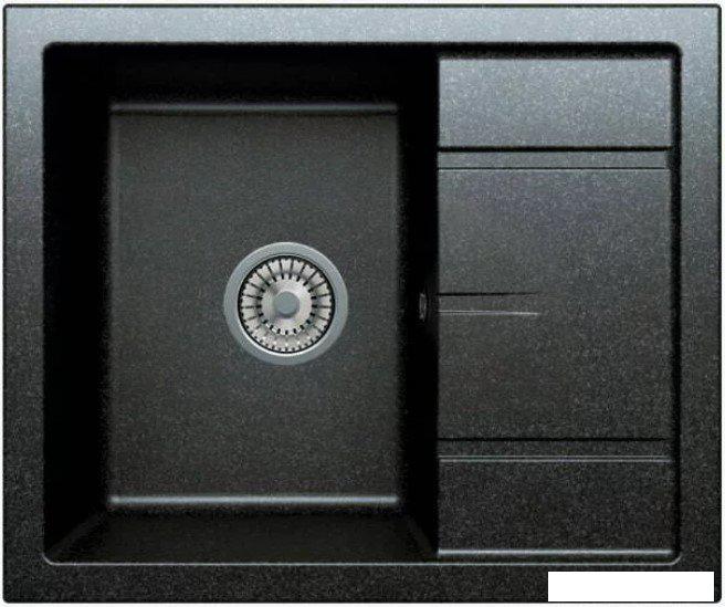 Кухонная мойка Tolero R-107 (уголь)- фото