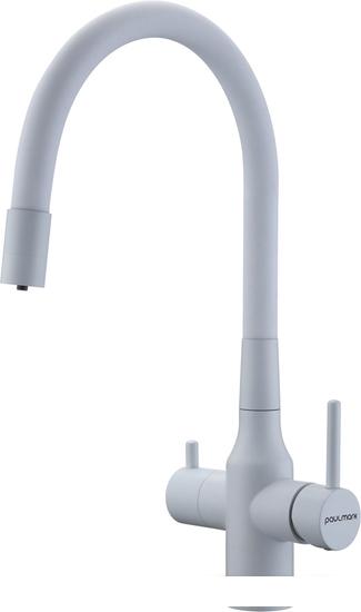 Смеситель Paulmark Salix Sa213419-431 (белый матовый)- фото