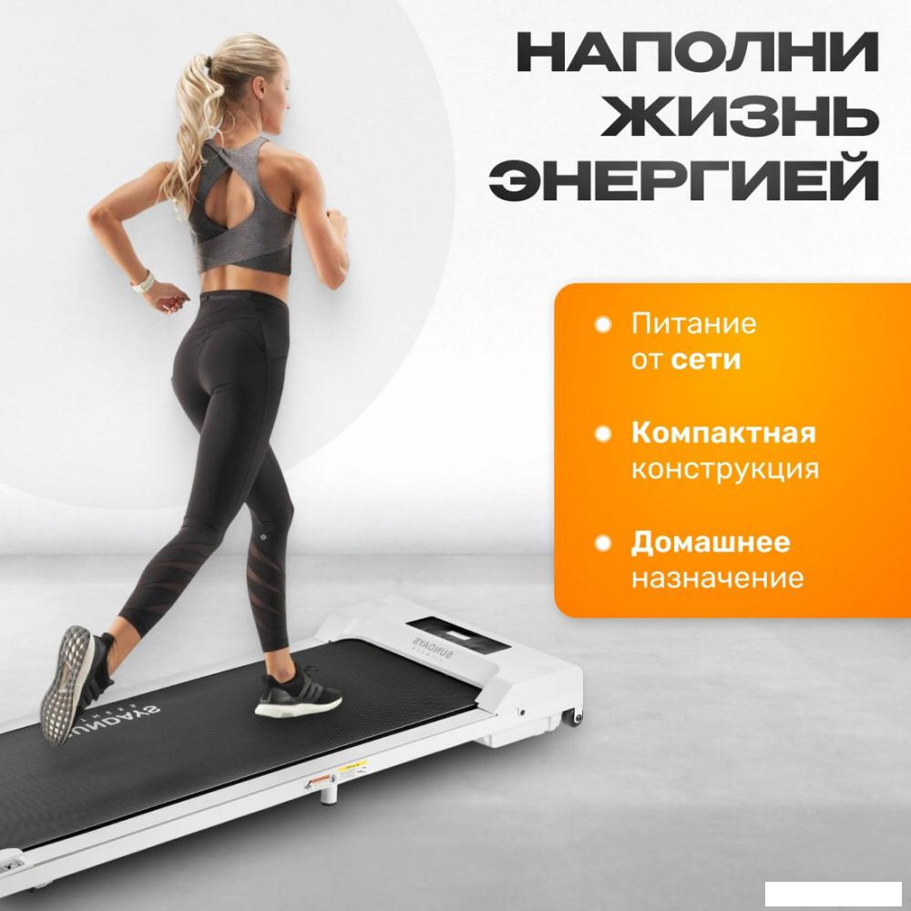 Электрическая беговая дорожка Sundays Fitness GB-TR380 (белый)- фото4