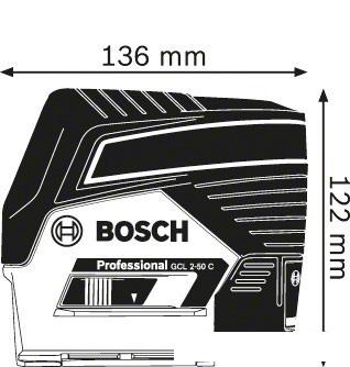 Лазерный нивелир Bosch GCL 2-50 C Professional (с креплением BM 3) [0601066G03]- фото2