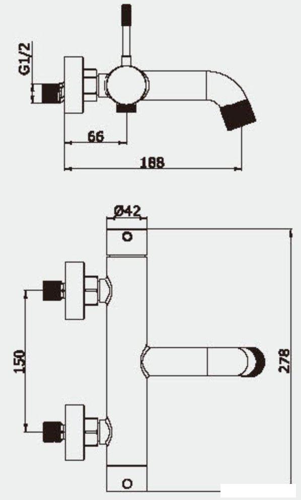 Смеситель Vieir 403531-G- фото2