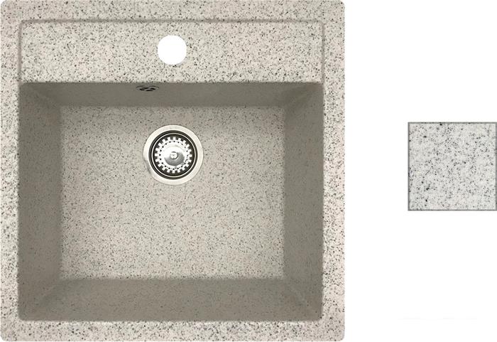Кухонная мойка БелЭворс Rio (олово, без сифона)- фото