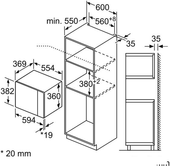 Микроволновая печь Bosch BFL554MB0- фото2