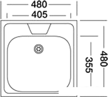 Кухонная мойка Kromevye N 244- фото2