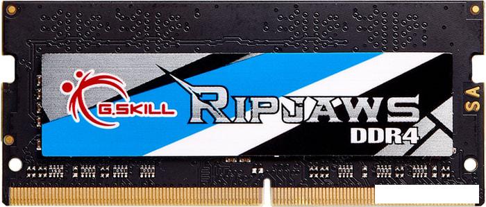 Оперативная память G.Skill Ripjaws 16GB DDR4 SODIMM PC4-25600 F4-3200C22S-16GRS- фото