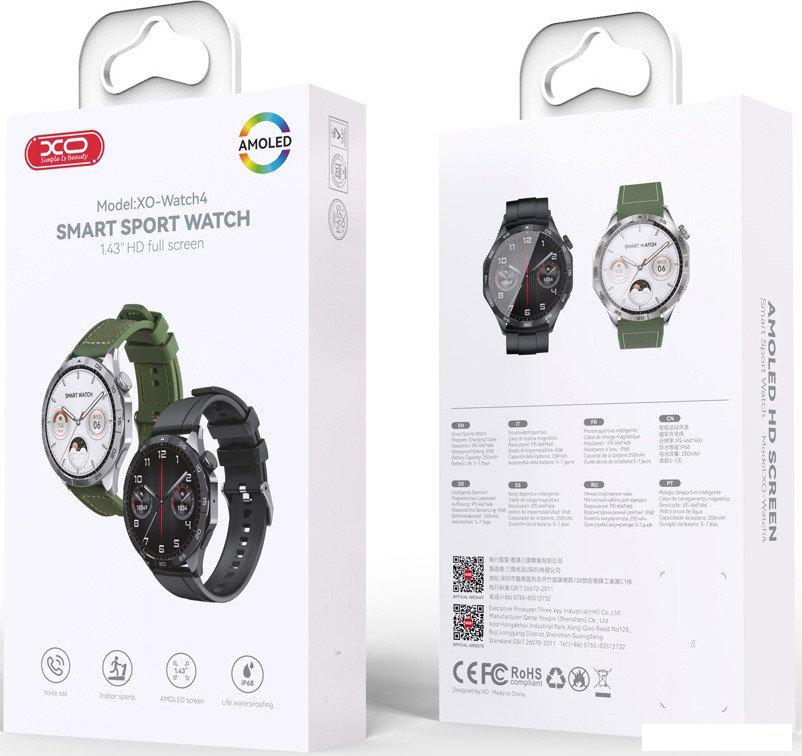 Умные часы XO Watch 4 (черный)- фото3