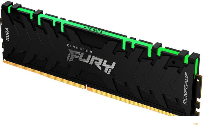 Оперативная память Kingston FURY Renegade RGB 8GB DDR4 PC4-32000 KF440C19RBA/8- фото