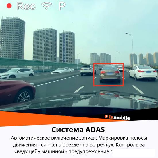 Видеорегистратор-GPS информатор (2в1) 70mai Dash Cam 4K A800S-1- фото4