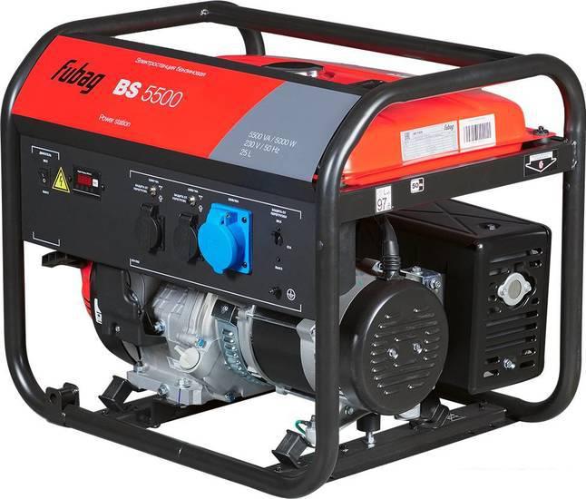 Бензиновый генератор Fubag BS 5500 641689- фото3