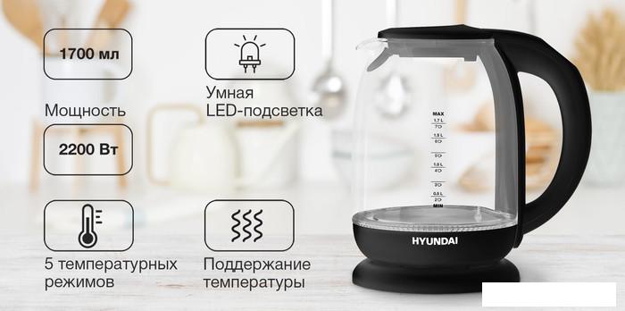 Электрический чайник Hyundai HYK-S3809