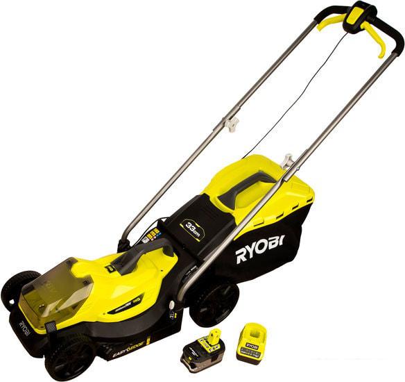 Колёсная газонокосилка Ryobi RLM18X33B-40 (с АКБ 4 Ah)- фото