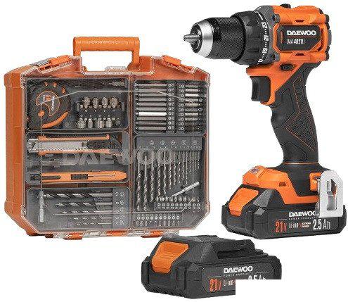 Дрель-шуруповерт Daewoo Power DAA 4021Li Set Box (с 2-мя АКБ, кейс)