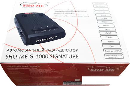 Радар-детектор Sho-Me G-1000 Signature- фото4